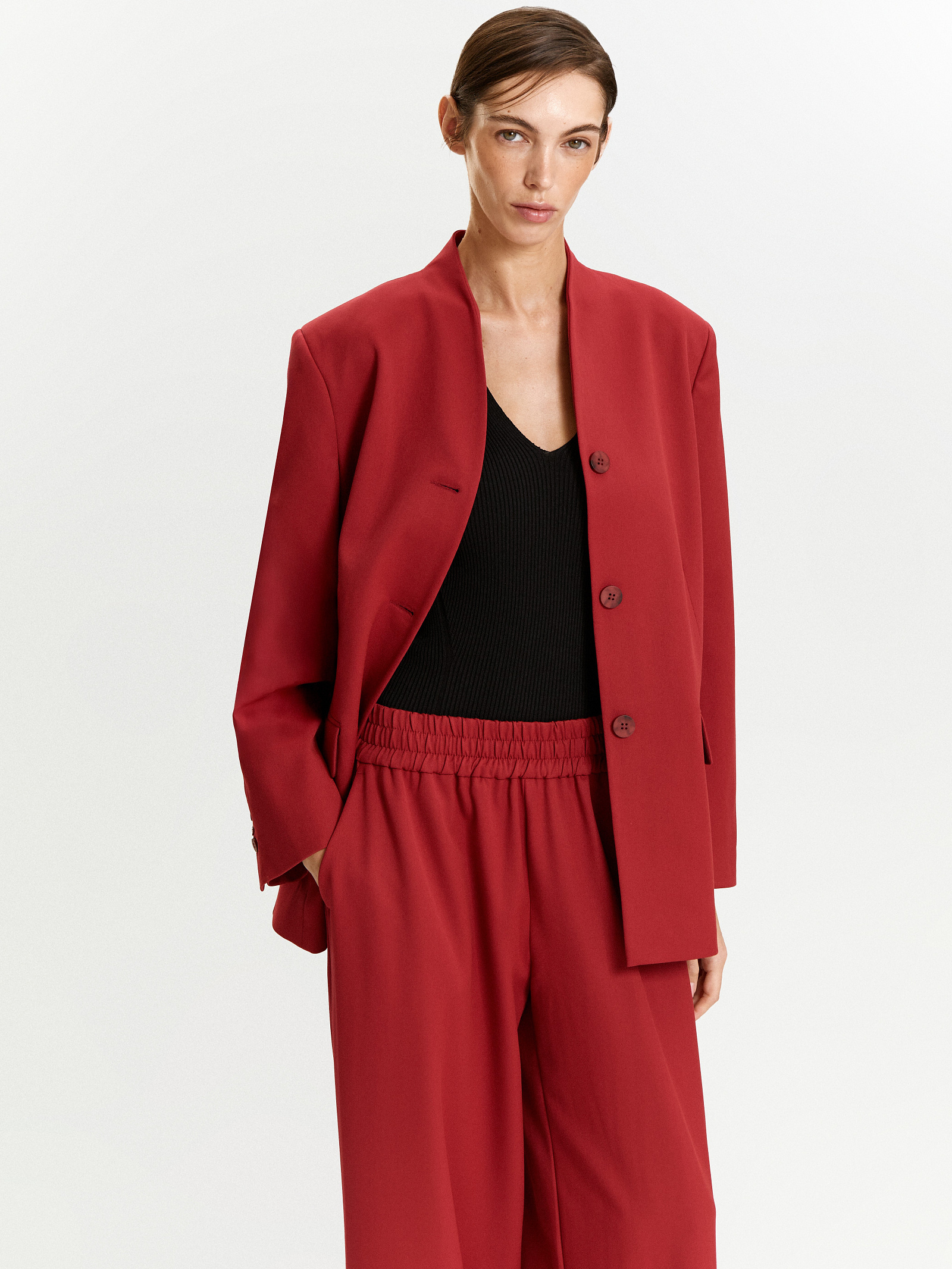 Брюки широкого кроя